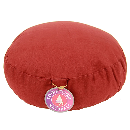 Cuscino Da Meditazione Rotondo - Imbottito In Kapok, 30x30 Cm, Per Yoga E Seduta A Terra - Foto 4